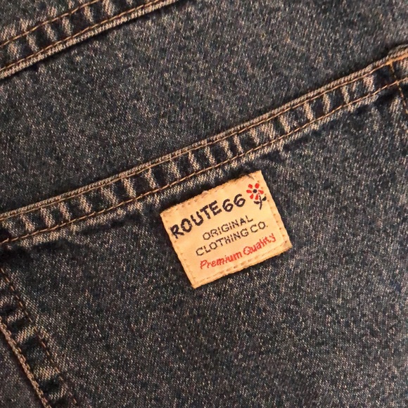 Vintage Route 66 denim overalls - Picture 5 of 6